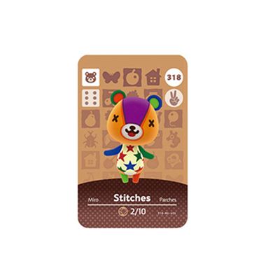 Standard Villageois Carte pour Amiibo Animal Crossing Séries 1-4 HAOBUY avec Nintendo Switch - NO.318 (8.6*5.4cm)