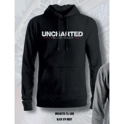UNCHARTED - Sweat Hoodie The Lost Legacy Logo - Black (M)