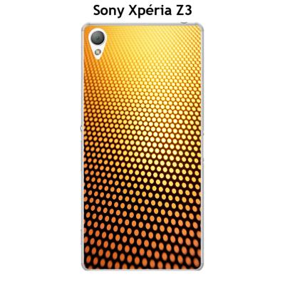 Coque Sony Xpéria Z3 design Dégradé or & noir