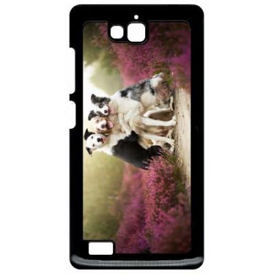 Coque huawei honor 3c et 3c 4g trois chiens copains