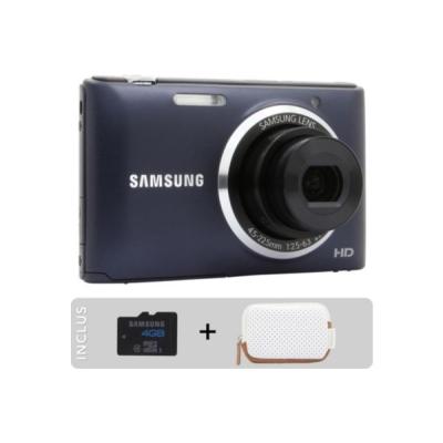 Compact Numérique SAMSUNG Pack ST73 noir cobalt+Etui+Carte 4Go État correct - Samsung reconditionné disponible sur Fnac
