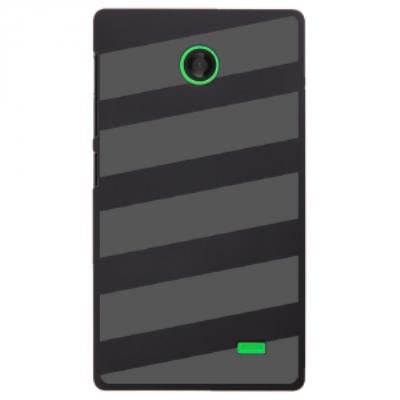 Coque rigide pour Nokia X avec impression Motifs bandes grises