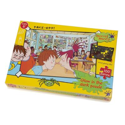 Puzzle Phosphorescent Horrid Henry Face-Off! (100 Pièces)