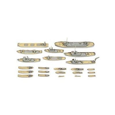 TUGGER SET (PLASTIC MODEL) AOSHIMA TAMIYA HASEGAWA 1/700 WATER LINE NO.509