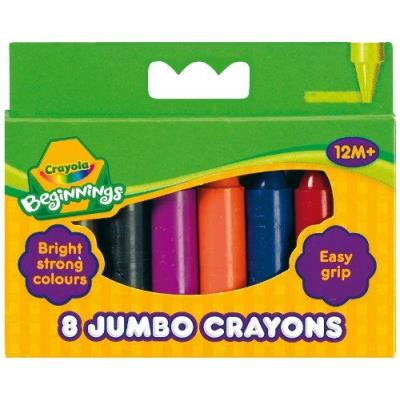 Crayola - Loisir Créatif - 8 Maxi Crayons à La Cire
