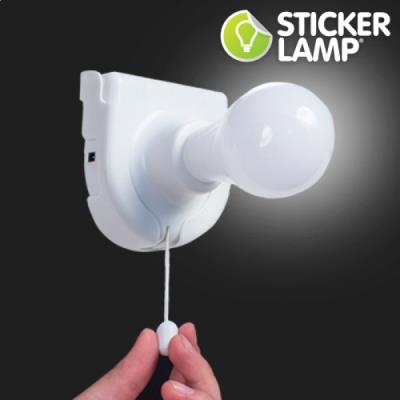 Ampoule à piles sticker adhésive