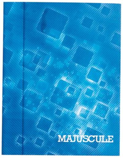 Majuscule - Cahier Piqures Grand Carreaux 17X22 48P 90G