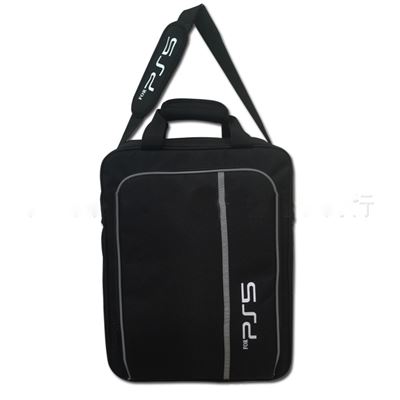 Sac a dos pour PS5 FONGWAN Sac à main à bandoulière compatible avec Playstation 5-Noir