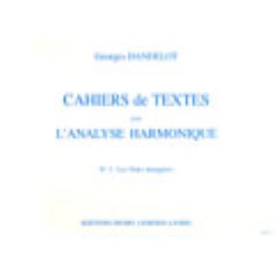 Méthodes et pédagogie LEMOINE DANDELOT GEORGES - CAHIERS DE TEXTES L'ANALYSE HARMONIQUE VOL.2 Formation musicale - solfège