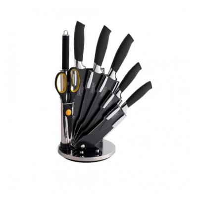 Set de couteaux revetement anti-adhésif noir