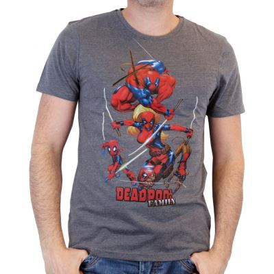 Tshirt Deadpool Marvel - Family - Gris - S