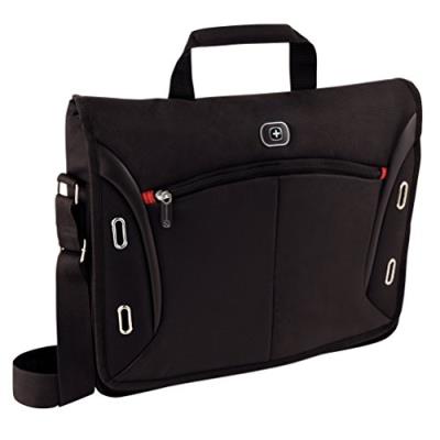 Wenger 600665 developer 15 macbook pro messenger bag with ipad pocket (black) 60665