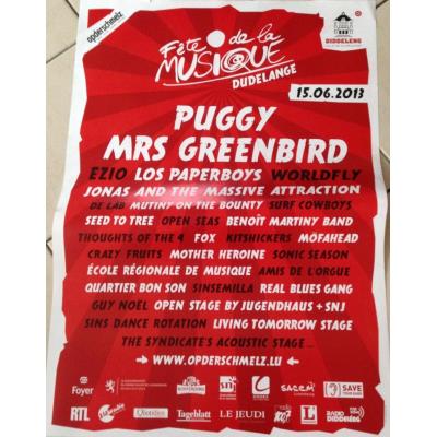 Puggy - Mrs Greenbird - 60x80 cm - AFFICHE / POSTER