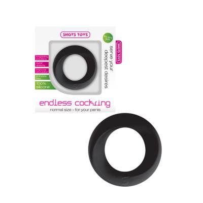 Cockring Shots Toys Silicone Noir M