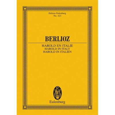 Partitions classique EULENBURG BERLIOZ HECTOR - HAROLD EN ITALIE OP 16 - VIOLA AND ORCHESTRA Alto