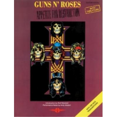 Partitions variété, pop, rock... FABER MUSIC GUNS N'ROSES - APPETITE FOR DESTRUCTION- TAB  Guitare tablatures