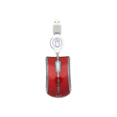 Esperanza EM109R - muis - USB - rood