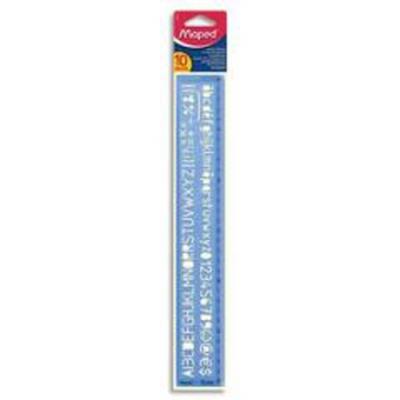 Lot de 10 Traces lettre en polystyrène 8mm