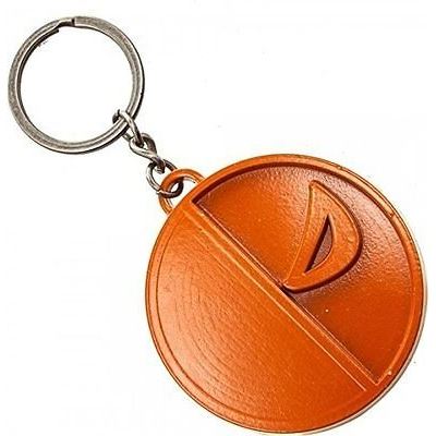 DC Comics Deathstroke Orange en métal peint Porte-clés par DC Comics