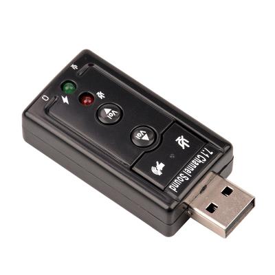 CABLING® USB 2.0 Stéréo Virtuel 7.1 Canaux Adaptateur De Carte Son,Alimenté par port USB / Interface audio