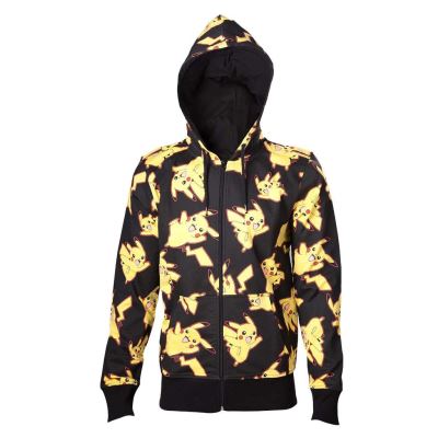 Pokémon Pikachu All Over Imprimer Zip-Up Hoodie: Medium