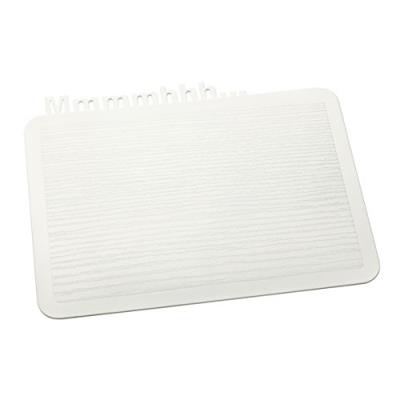 Koziol 3256525 happy boards mmmmhhh planche à découper plastique blanc 17,2 x 22,7 x 0,3 cm