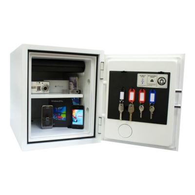 Titan III FS1282K Coffre-fort 4 crochets acier signal white (RAL 9003)