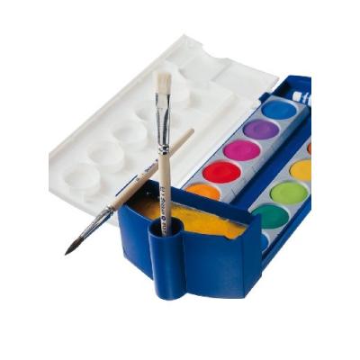 Pelikan - boîte à eau wbb pour boîtes de peintures 135 k12 et 735 k24 avec carquois pour le pinceau et un bac à pinceaux, montab