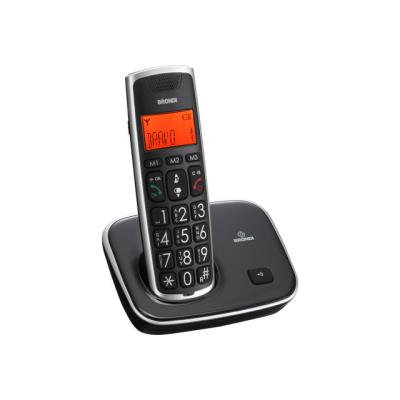 Brondi BRAVO GOLD - Téléphone sans fil avec ID d appelant - DECT\GAP - noir