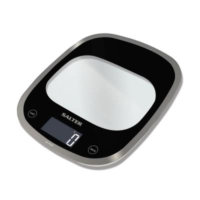 Salter - Balance Culinaire Curve Glass Noir Electronique 5Kg/1G 1050