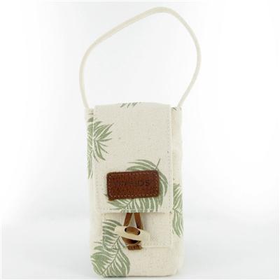Housse De Rangement En Coton Pour Nintendo Dslite Feuille De Bambou, Licence Officielle Nintendo