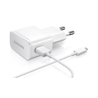 SAMSUNG GALAXY Note 4 Chargeur secteur + cable BLANC Micro USB d