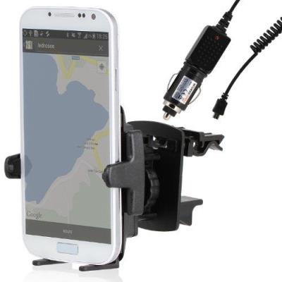 Wicked Chili Support De Voiture Avec Chargeur Et Câble, 1000 Ma, Microusb Pour Samsung Galaxy S3 I9300
