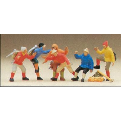 PREISER 1/87 ÈME - PR10190 - MODÉLISME FERROVIAIRE - ALPINISTES