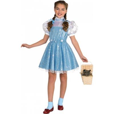 Costume Dorothy brillant pour fille deluxe - 5-7 ans