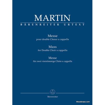 Partitions classique BARENREITER MARTIN F. - MESSE POUR DOUBLE CHOEUR A CAPPELLA Choeur et ensemble vocal