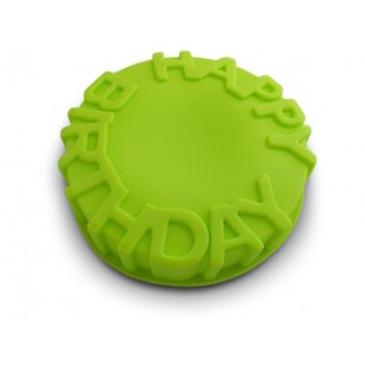 Moule à  gateau spécial en silicone, avec une inscription happy birt deco maison ustensile cuisine