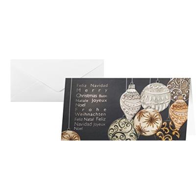 Sigel ds391 lot de 10 cartes de noël 2 volets et enveloppes
