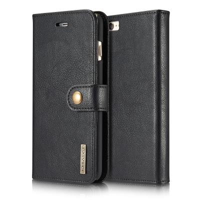 Etui en PU DG.MING Split Detachable Back pour iPhone 6s 6 4.7 - Noir