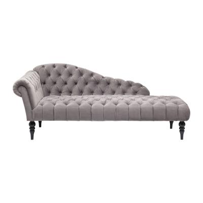 Méridienne Desire gris argentée Kare Design