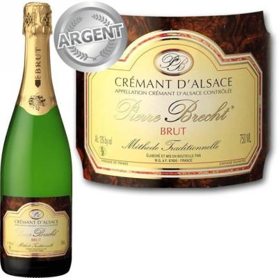 Crémant brut pierre brecht x1