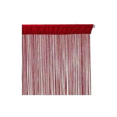 rideau fil - 90 x 200 cm - rouge