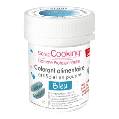 Colorant alimentaire (artificiel) - Bleu - Scrapcooking