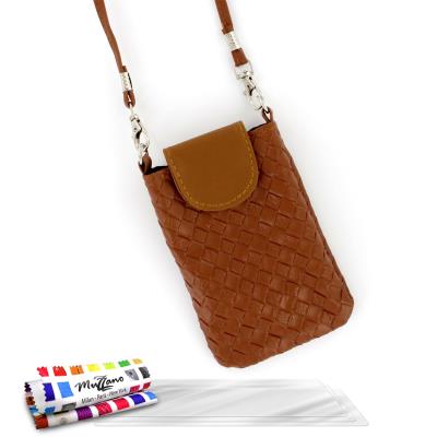 Pochette ORIGINAL Brun , CityPoche,  Premium de MUZZANO pour HTC TITAN + 3 Films de Protection Ecran UltraClear Pour HTC TITAN