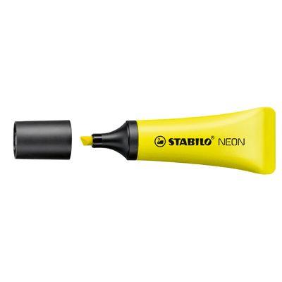 Surligneur Jaune De Technologie Tampon, Façon Tube De Gloss - Lot De 3