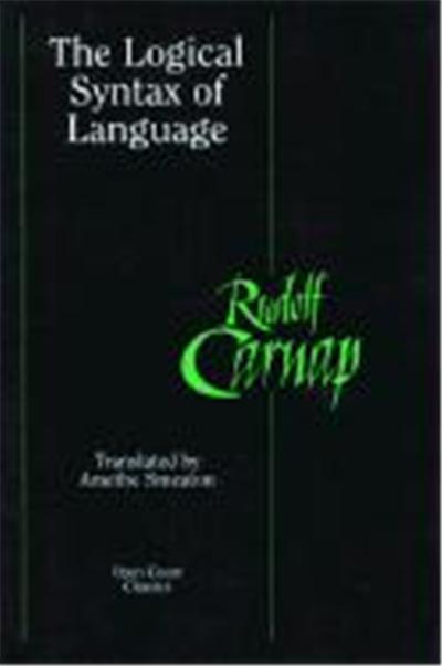The Logical Syntax of Language