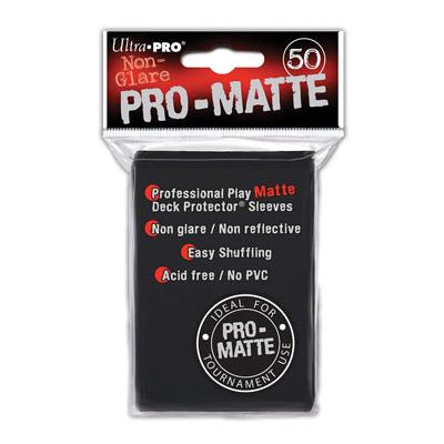 Ultra Pro 50 pochettes Deck Protectors Pro-Matte Noir