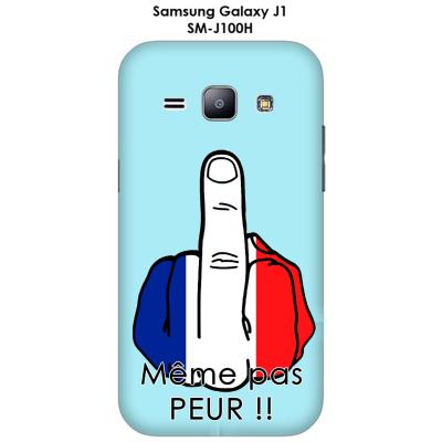 Coque Samsung Galaxy J1 - SM-J100H Doigt d'honneur même pas peur