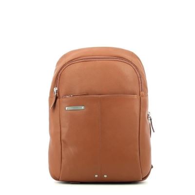 Piquadro - Sac à dos medium en cuir - CA3214X2-CUOIO-UN - CUOIO