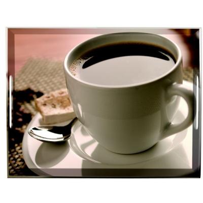 EMSA WERKE - Emsa plateau en mélamine avec poignée CUP OF COFFEE (50 x 37 cm)